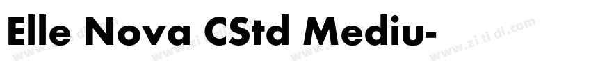 Elle Nova CStd Mediu字体转换